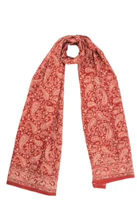 600-054 Women's Scarf - Hand Block Printed