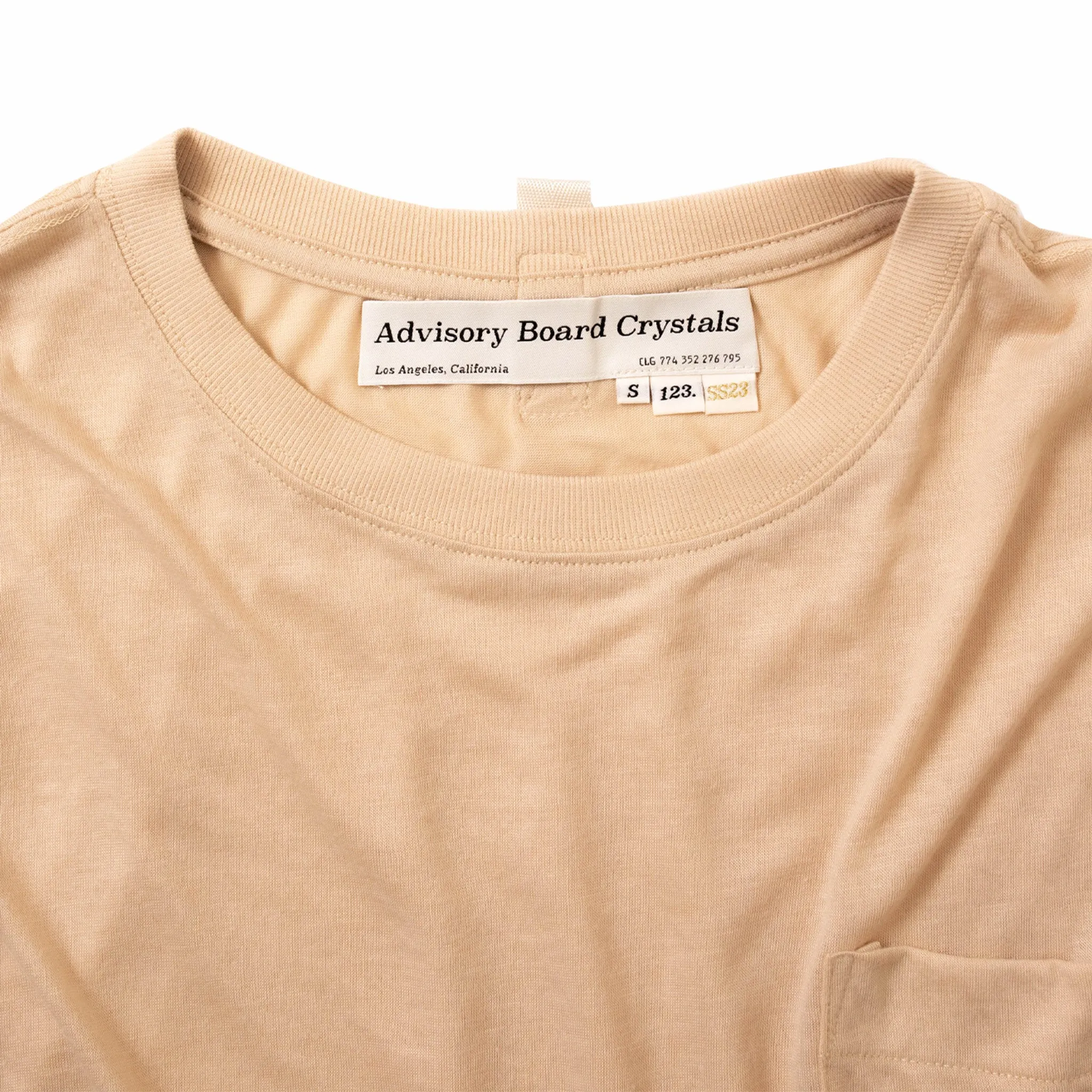 Abc. 123. Lightweight Pocket T-Shirt (Feldspar Ecru)