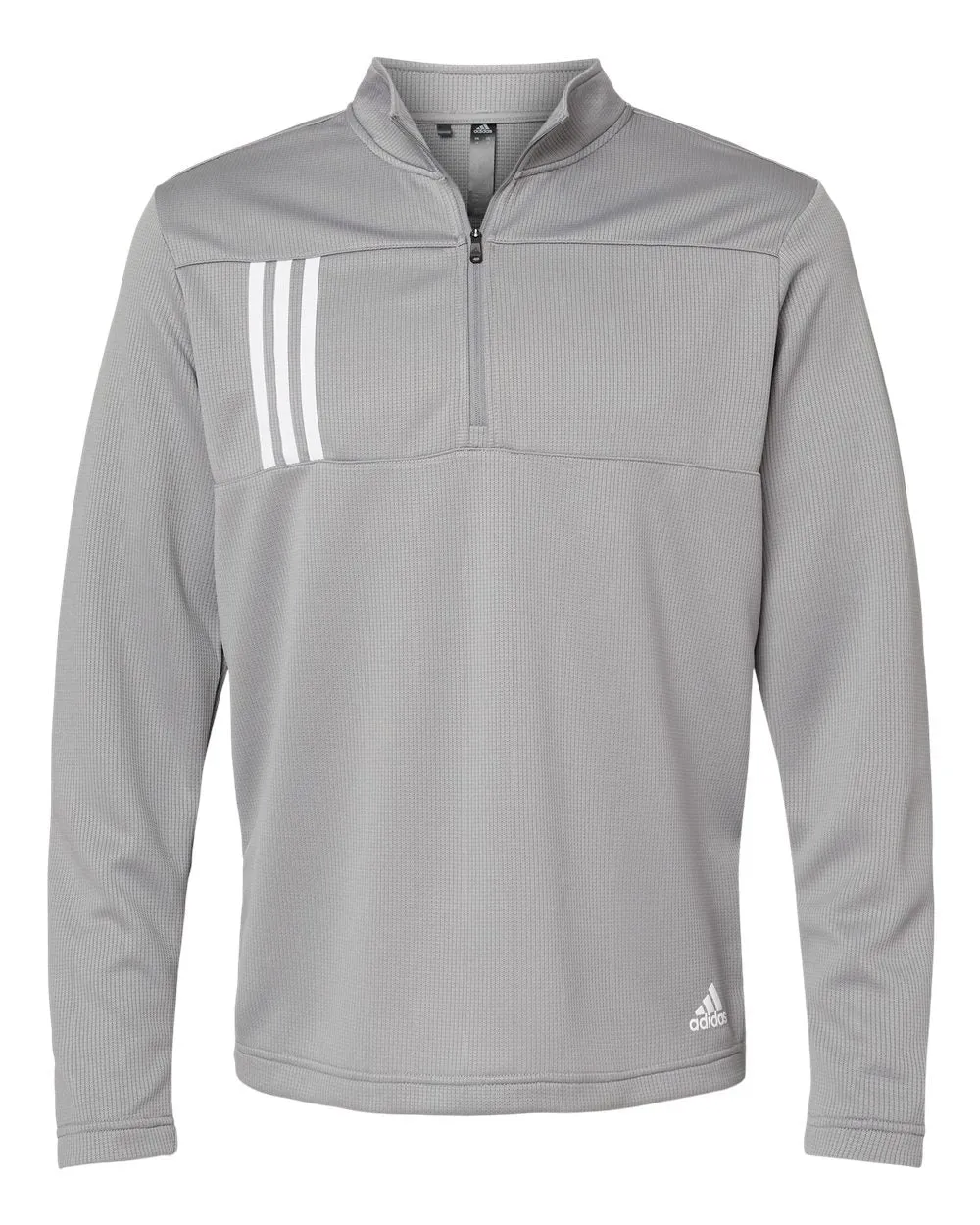 Adidas 3-Stripes Double Knit Quarter-Zip Pullover A482