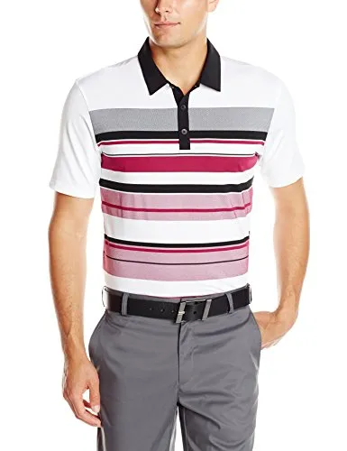 Adidas Golf Men's Climacool Graphic Chest Stripe Polo Shirt - Many Colors