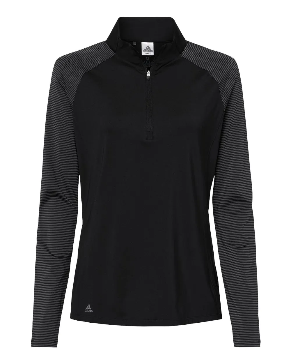 Adidas Women's Stripe Block Quarter-Zip Pullover A521