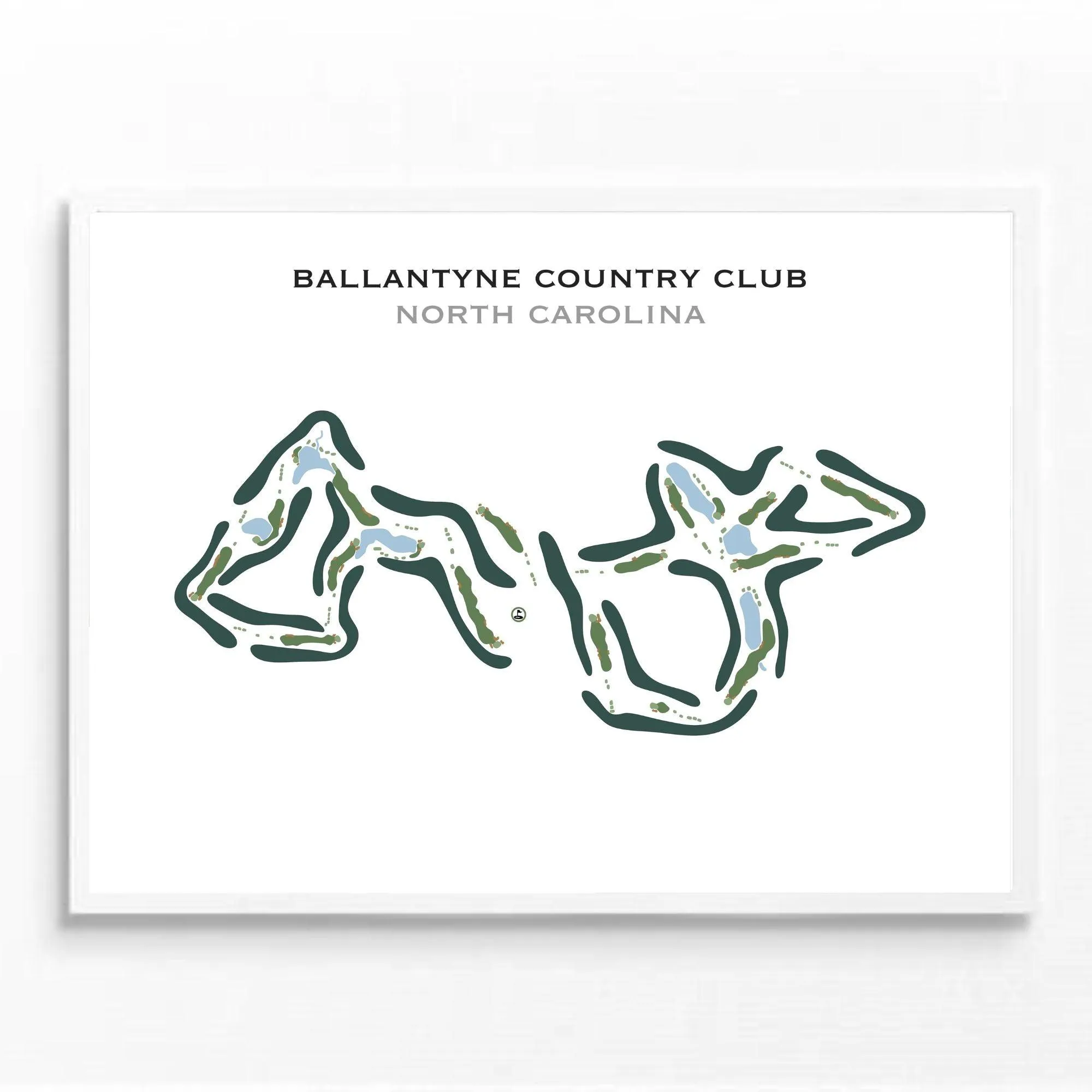 Ballantyne Country Club, North Carolina - Printed Golf Course