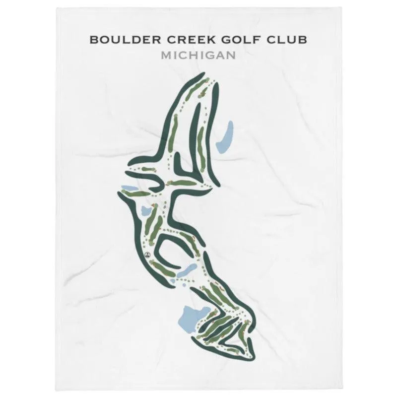 Boulder Creek Golf Club, Michigan - Printed Golf Courses