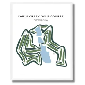 Cabin Creek Golf Course, Georgia - Printed Golf Courses