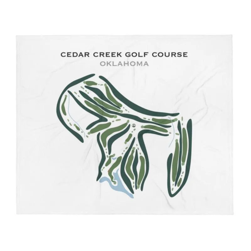 Cedar Creek Golf Course, Oklahoma - Printed Golf Courses