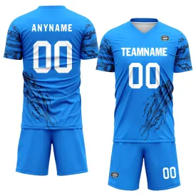 Custom Blue Soccer Sets Jersey Personalized SCJ101-D28044