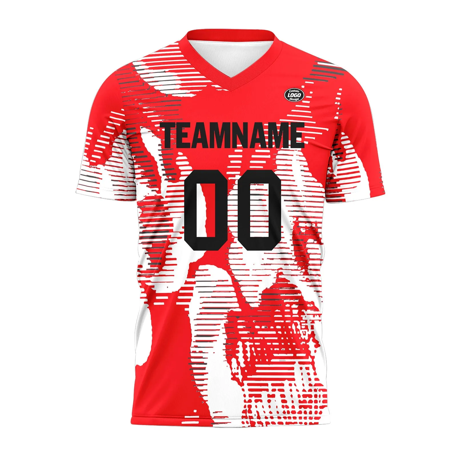 Custom Red Soccer Sets Jersey Personalized SCJ101-D28002