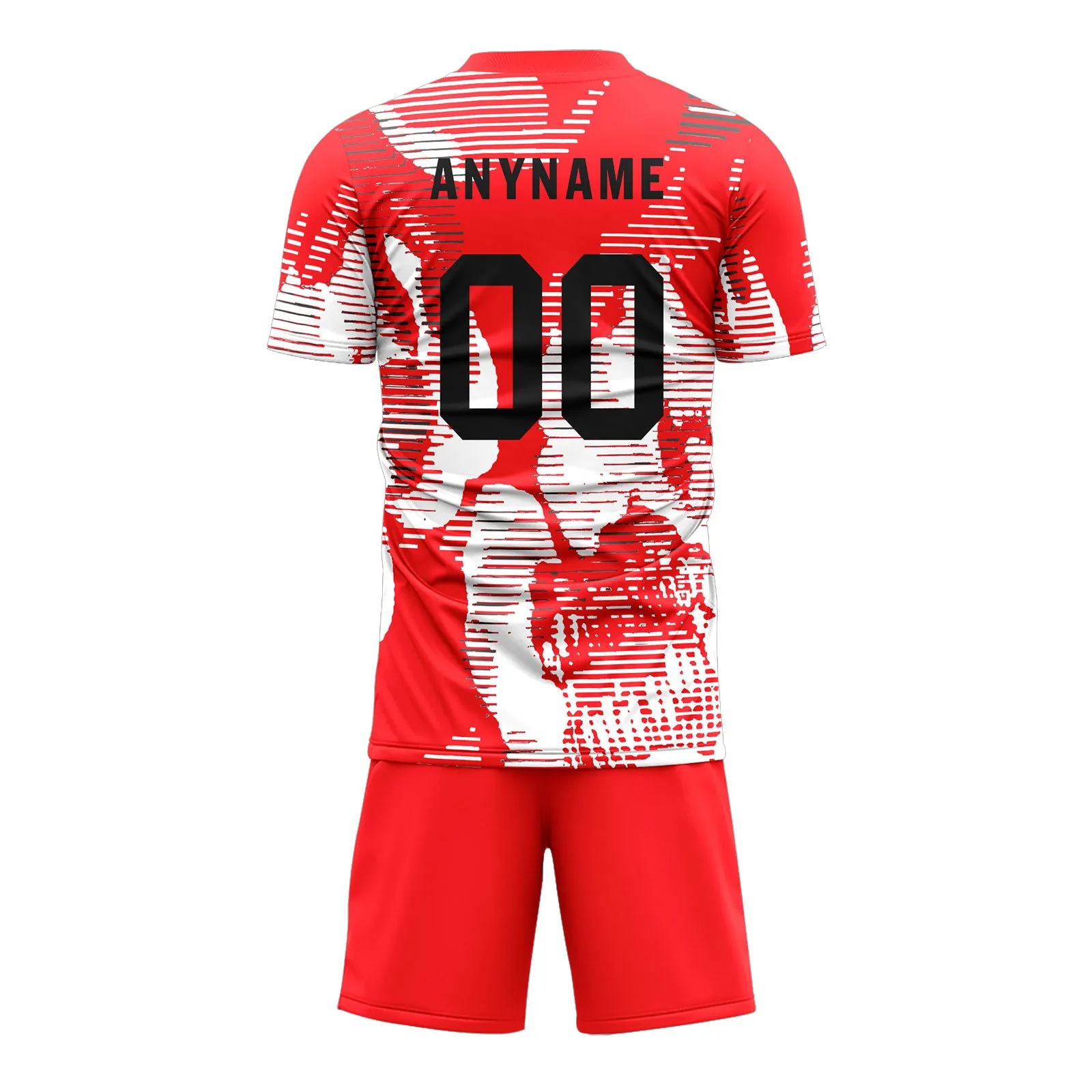 Custom Red Soccer Sets Jersey Personalized SCJ101-D28002