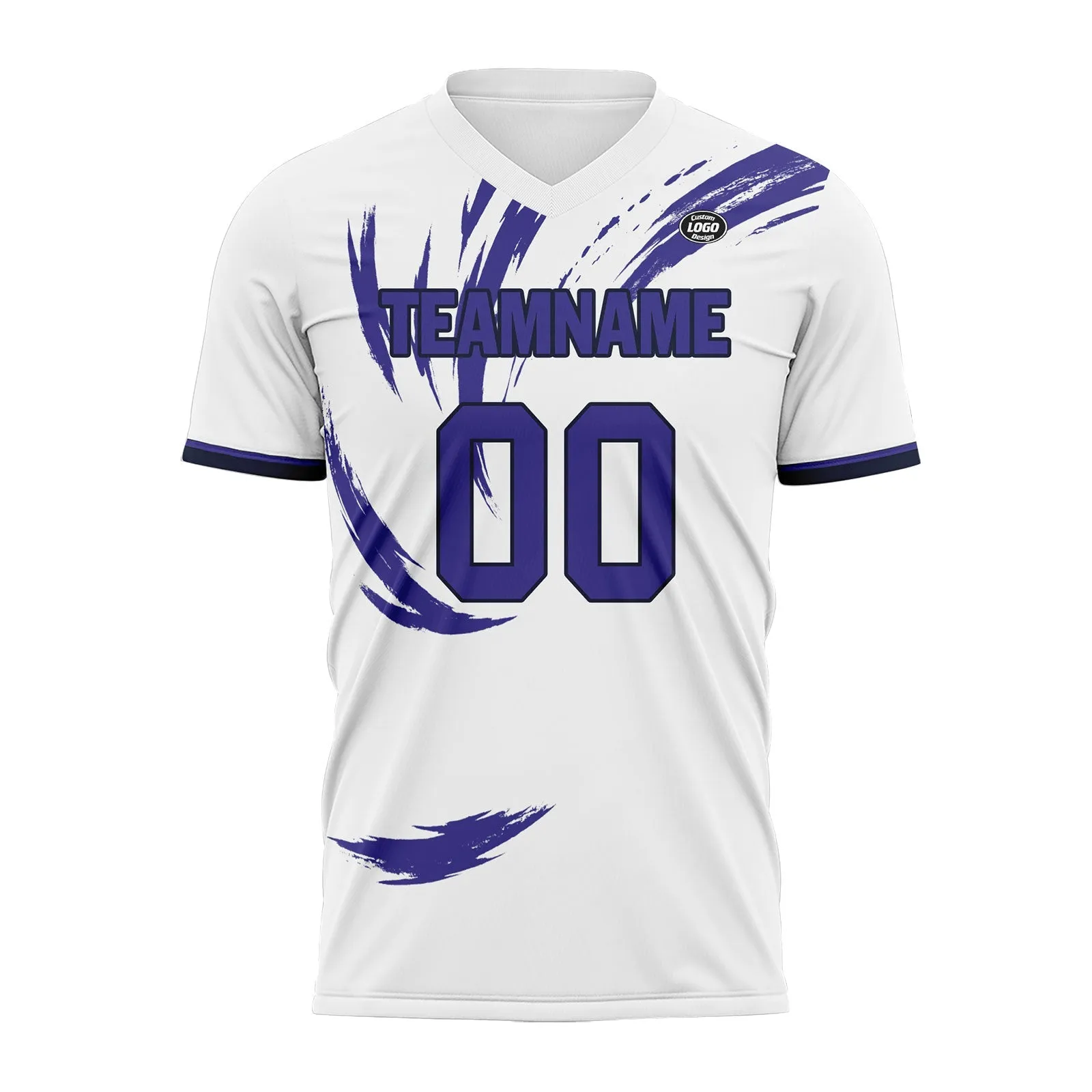 Custom White Purple Soccer Sets Jersey Personalized SCJ101-D28041