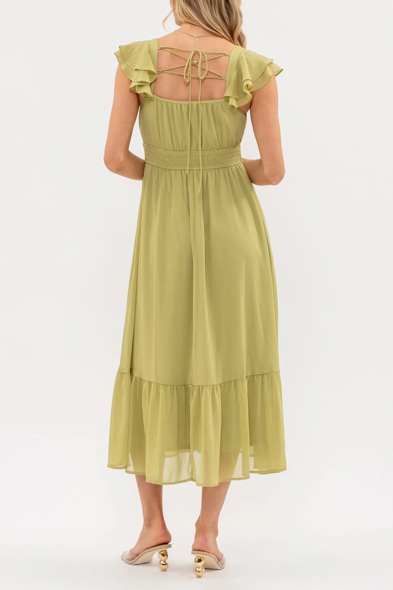 Denise Flowy Midi Dress