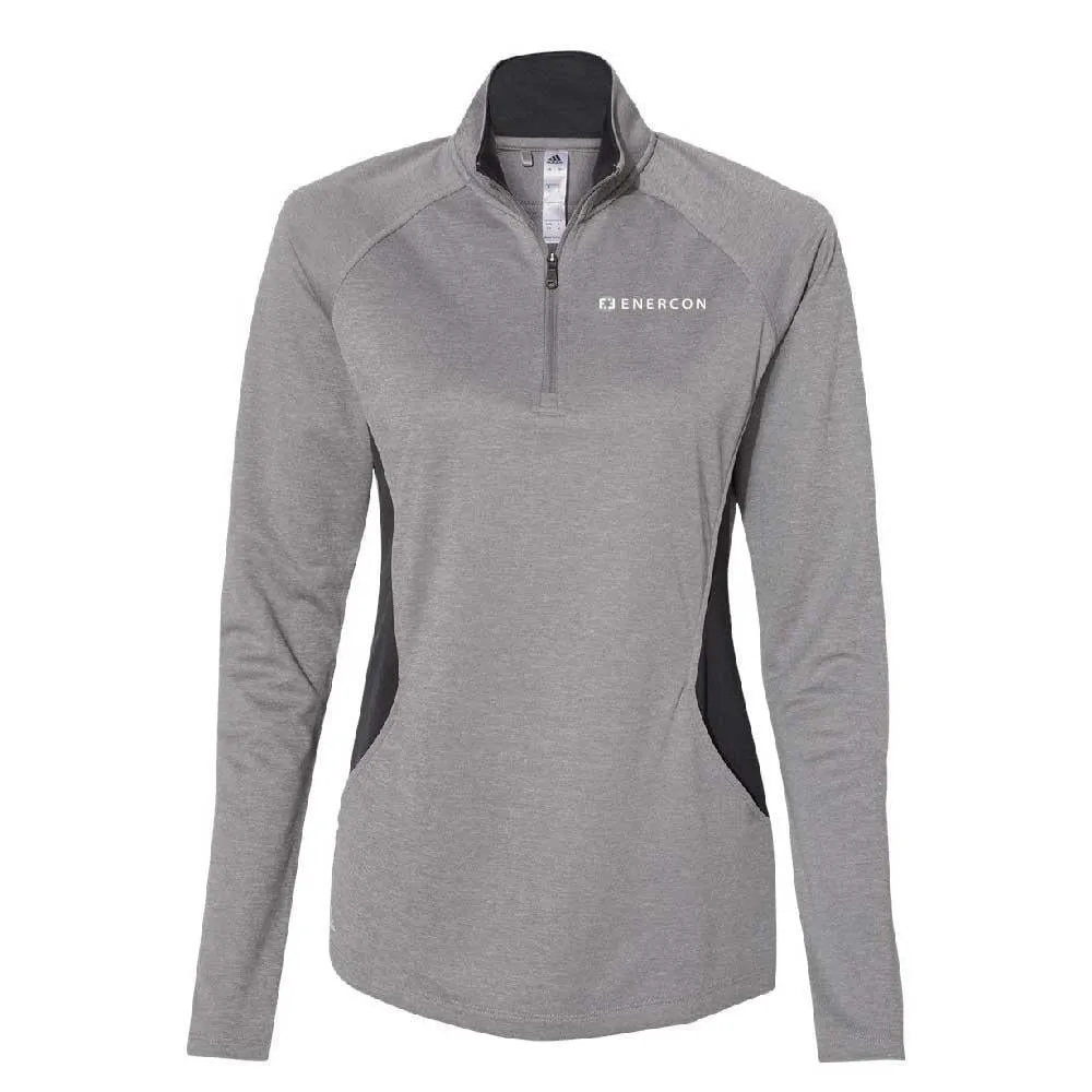 ENERCON Adidas Women's Lightweight Quarter-Zip Pullover