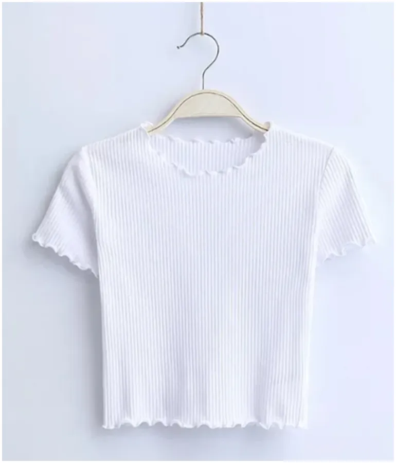 Girl's Cotton Crop Top