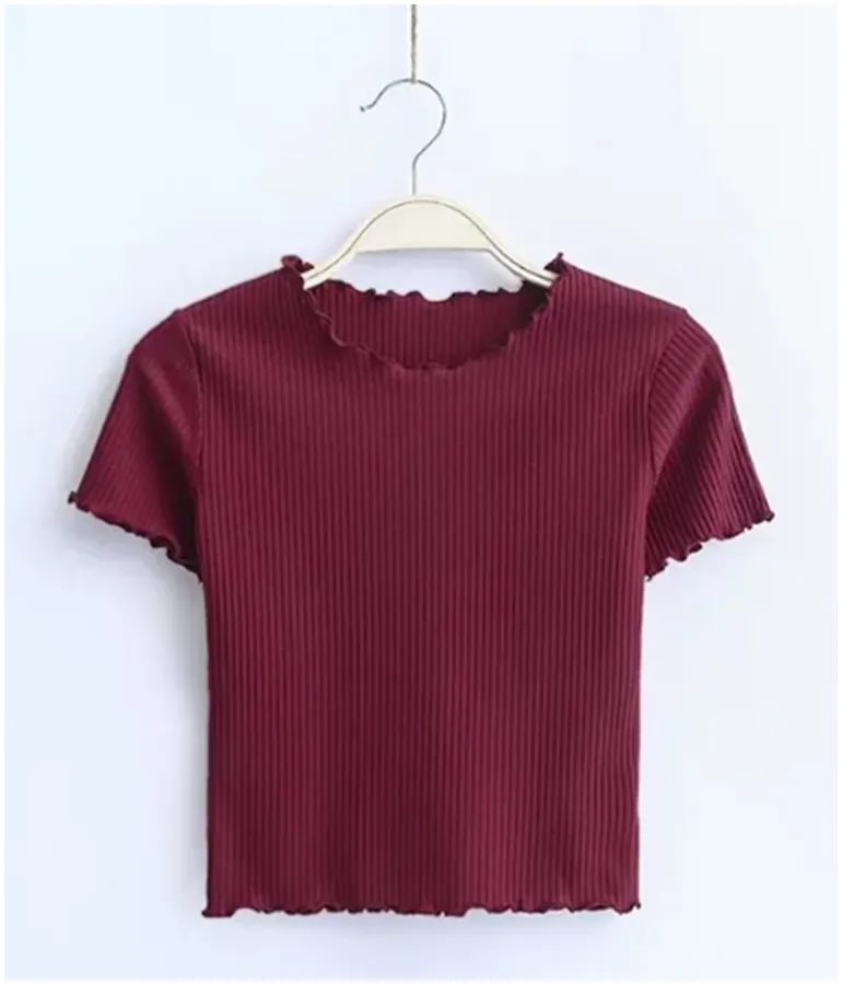 Girl's Cotton Crop Top