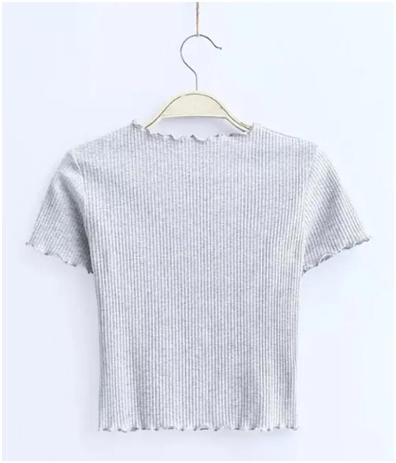 Girl's Cotton Crop Top