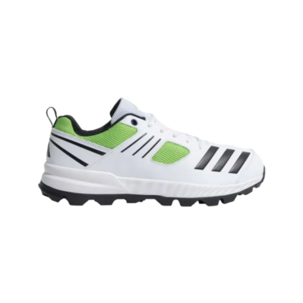 Men's Crihase 23 Cricket Shoe (Cloud White/Core Black/Lucid Lime)