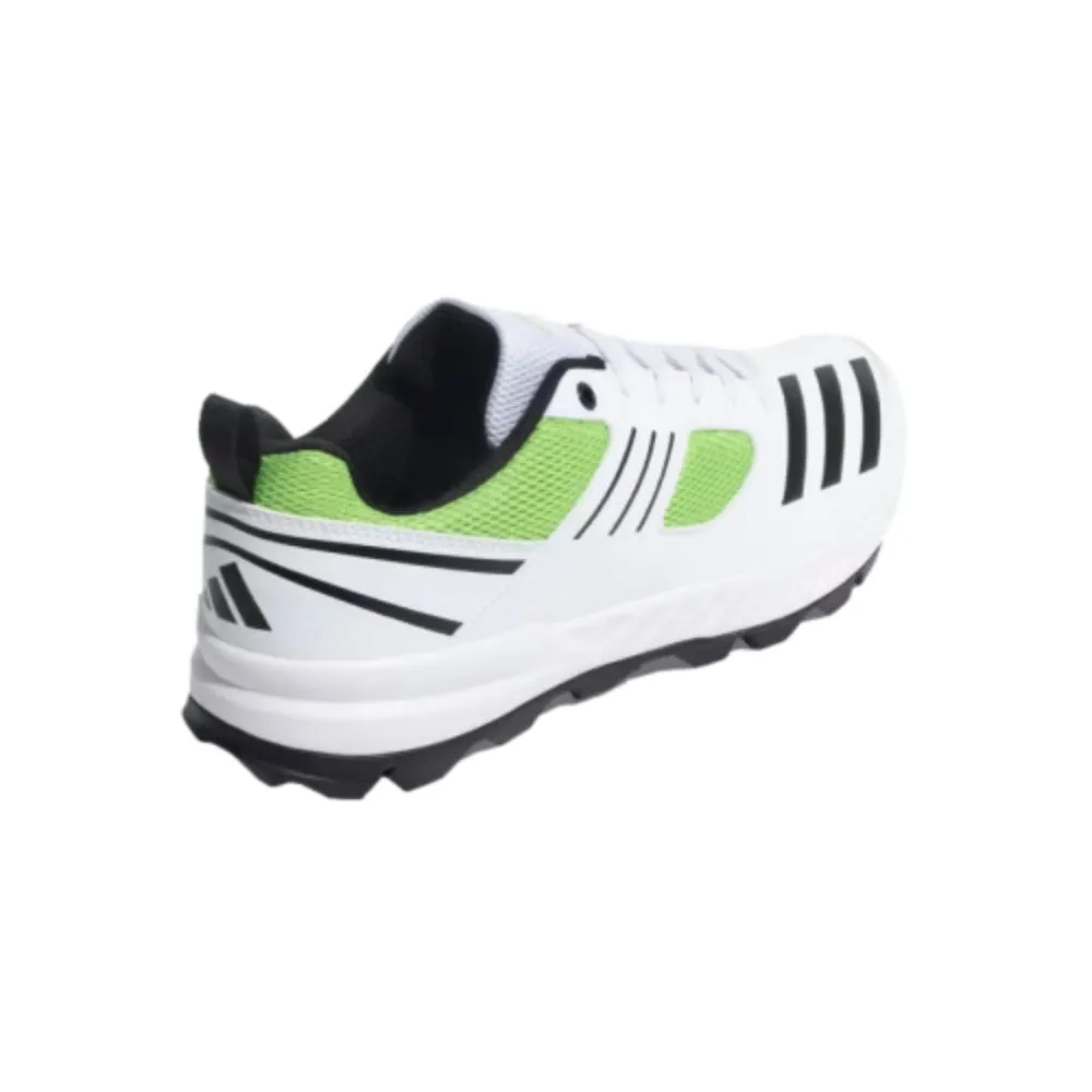 Men's Crihase 23 Cricket Shoe (Cloud White/Core Black/Lucid Lime)