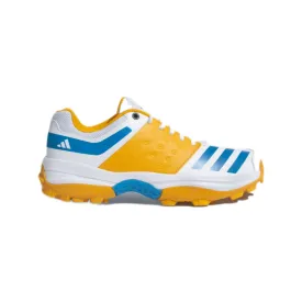 Men's Crinu 23 Cricket Shoe (Cloud White/Pulse Blue/Preloved Yellow)