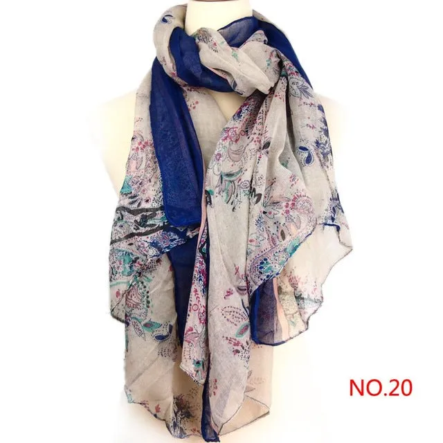 Mix Beauty Color Style Girls Women's Ladies Large Long Soft Neck Scarf Warm Wrap Scarves Shawl