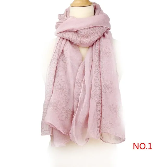 Mix Beauty Color Style Girls Women's Ladies Large Long Soft Neck Scarf Warm Wrap Scarves Shawl