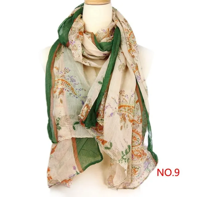 Mix Beauty Color Style Girls Women's Ladies Large Long Soft Neck Scarf Warm Wrap Scarves Shawl