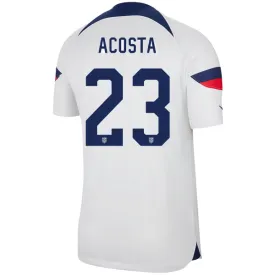 Nike United States Authentic Match Kellyn Acosta Home Jersey 22/23 (White/Loyal Blue)