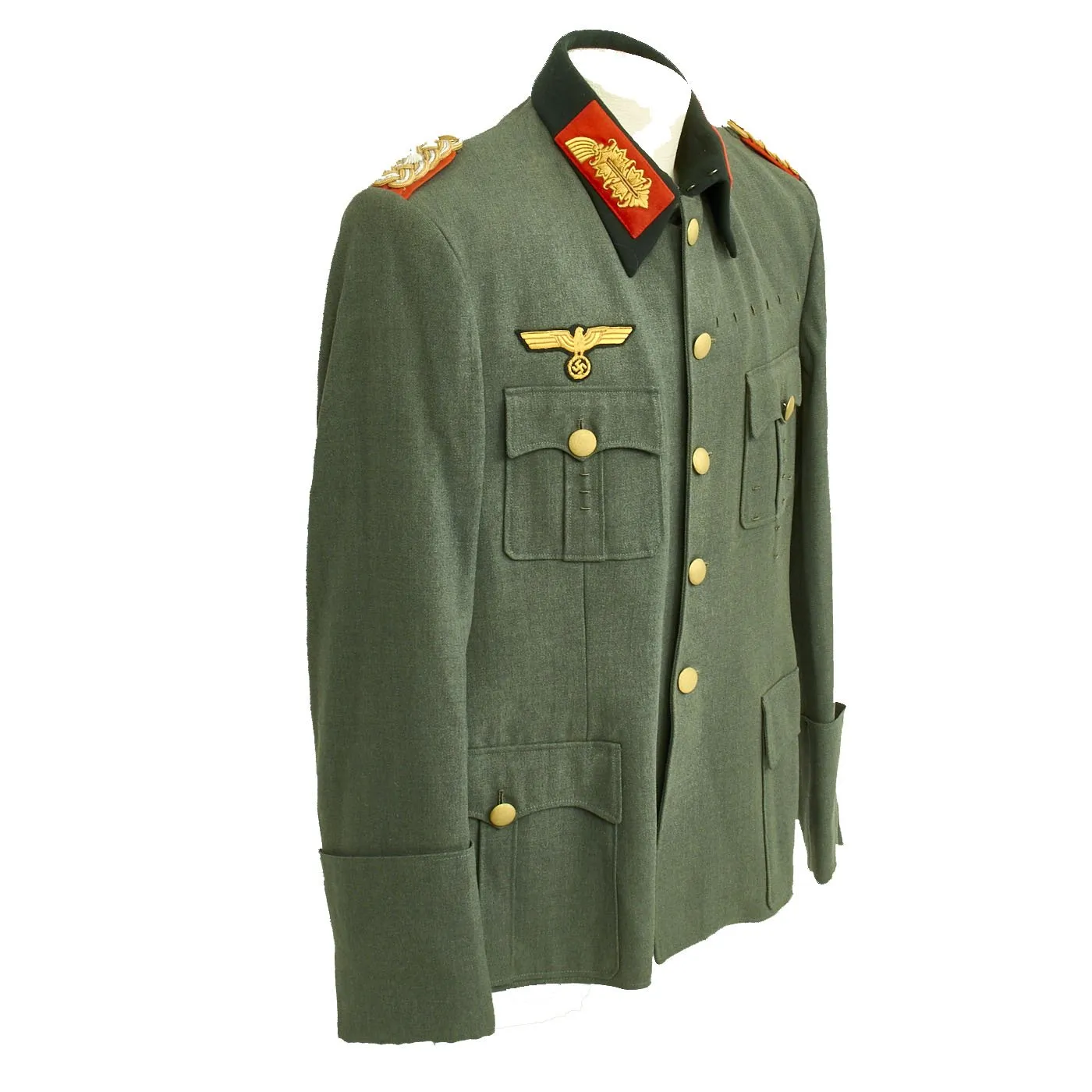 Original German WWII Named Lieutenant General Uniform Set - Generalleutnant Wilhelm Raapke