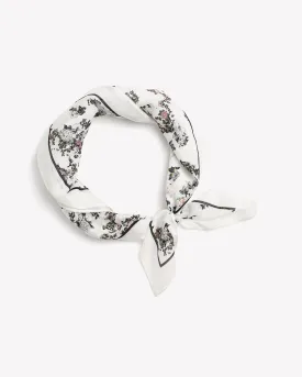 Rag & Bone - Garden Floral Bandana in Ivory Multi