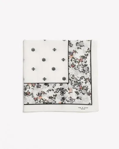 Rag & Bone - Garden Floral Bandana in Ivory Multi