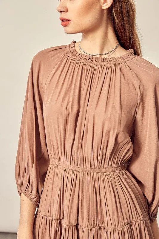 TEEK - Latte Flowy Dress