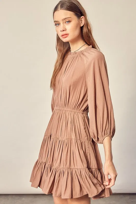 TEEK - Latte Flowy Dress