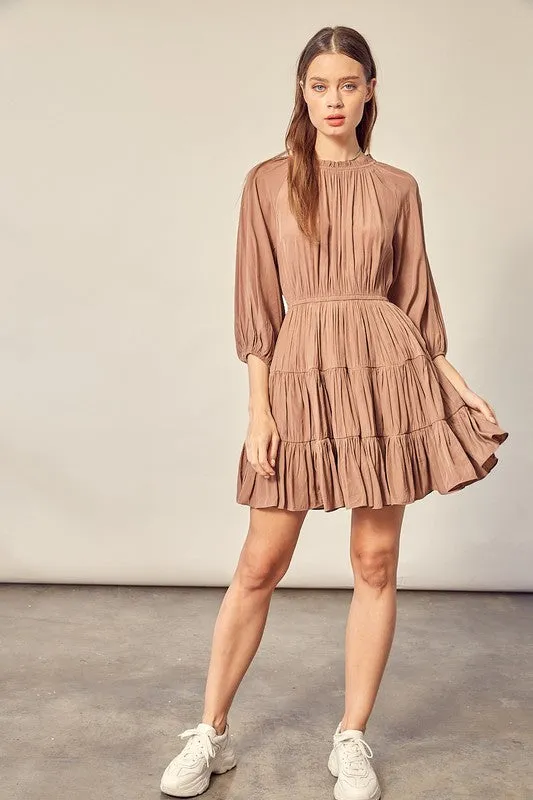 TEEK - Latte Flowy Dress