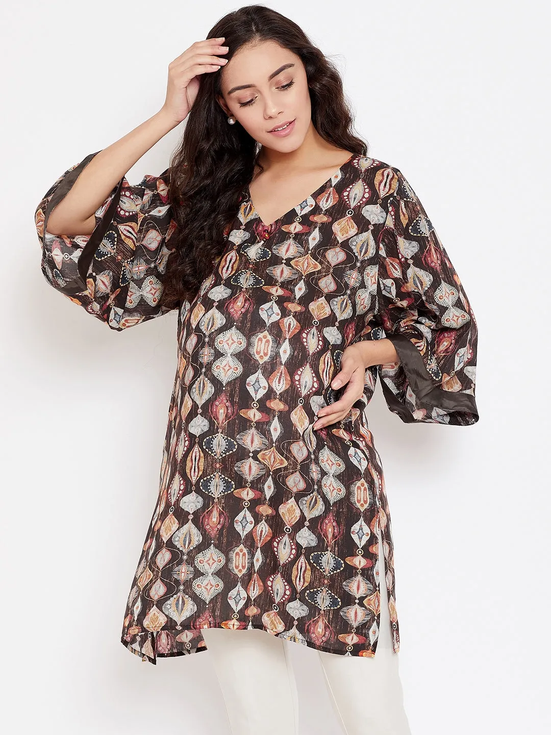 Timber Mosaic Maternity Tunic