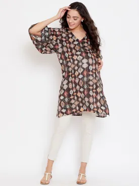 Timber Mosaic Maternity Tunic