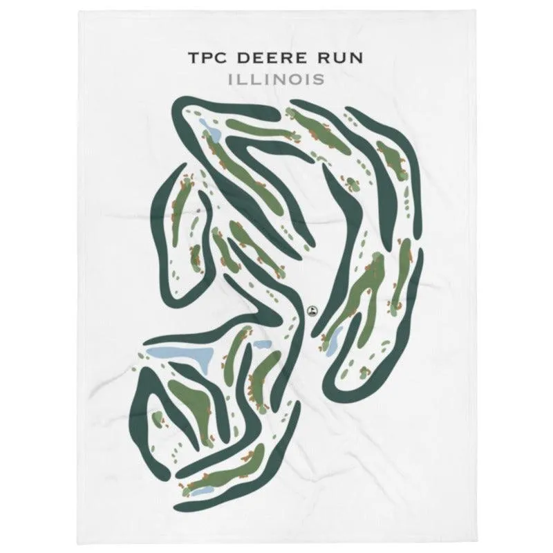 TPC Deere Run, Illinois - Printed Golf Courses