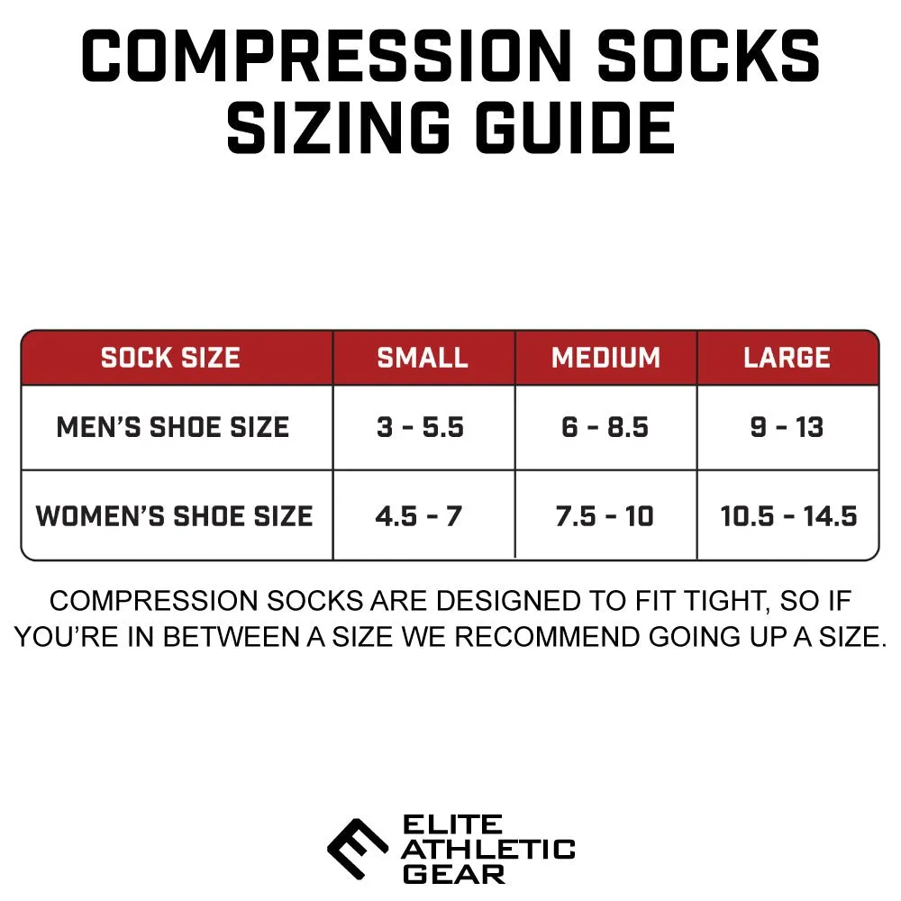 White Compression Socks (20-30mmHg)