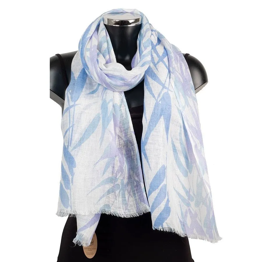 York Scarves - Bamboo Print Linen